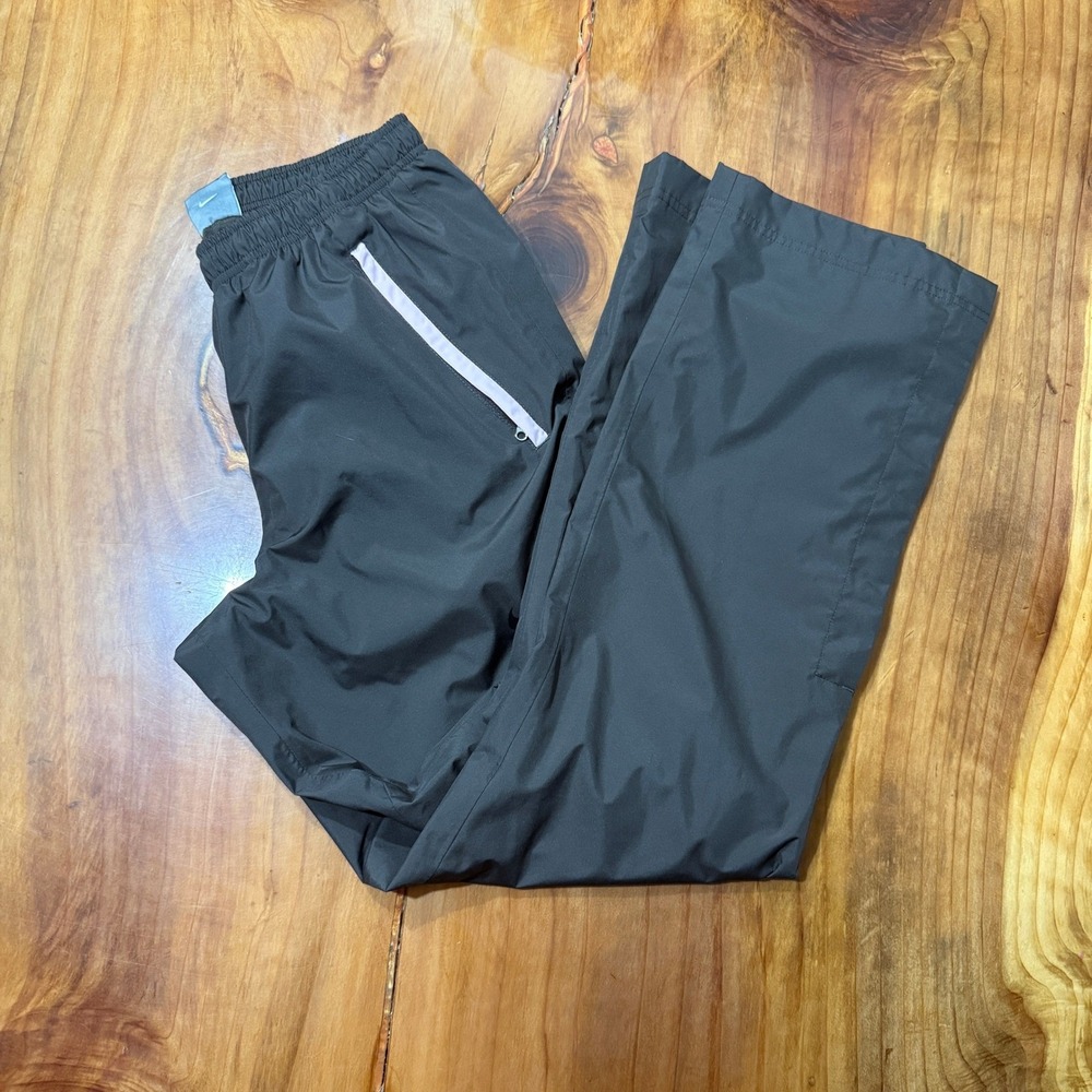 Nike Golf Storm Fit Womens Pants M Waterproof Stripe Lined Polyester Outdoor E13